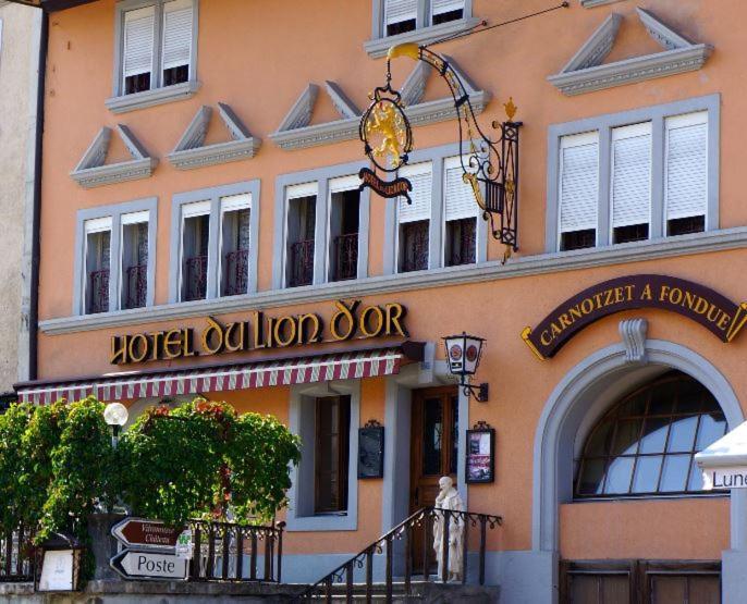 Hotel Lion D'Or Romont Exteriér fotografie